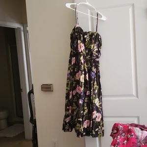 Express floral midi dress-size large